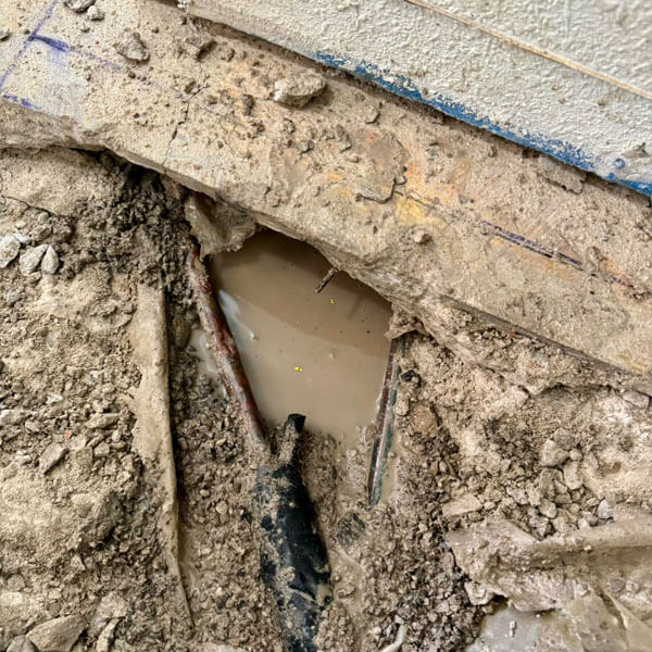 Slab Leak Detection